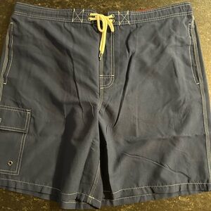 George‎ XL Men's Navy Blue Swim Shorts NWT